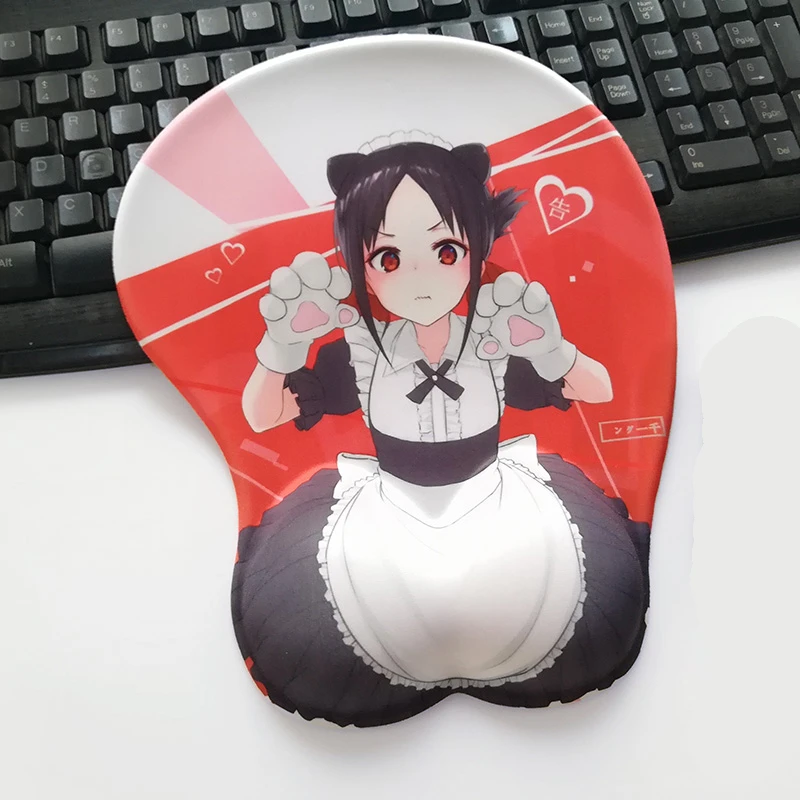 1 шт. 3D-коврик для мыши с рисунком аниме Kaguya Sama: Love Is War Fujiwara Chika мужчин и женщин |