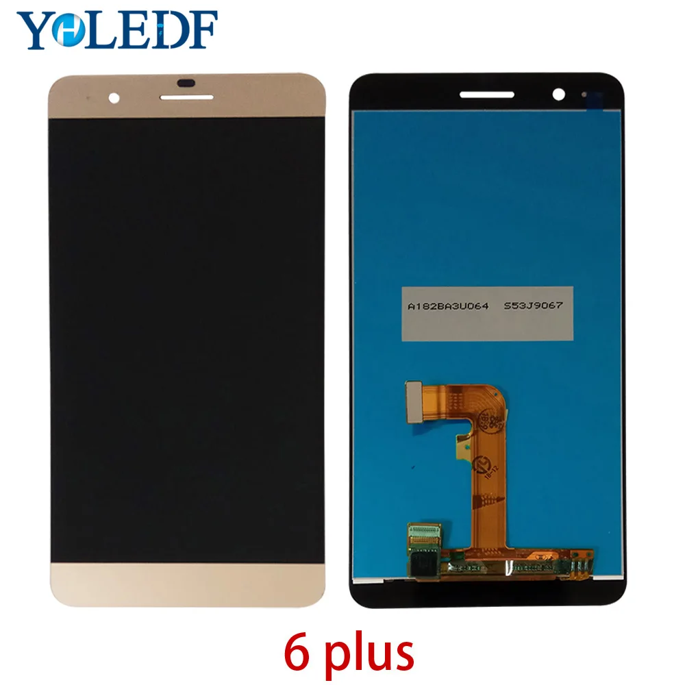 5 &quotЖК дисплей для huawei Honor 6 Plus ЖК сенсорный экран дигитайзер матрица сборка