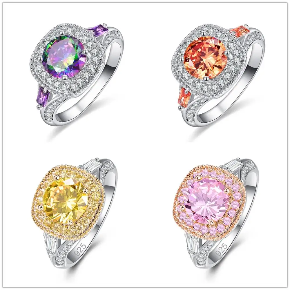 Lingmei Ослепительная роскошь популярные фантазия кубическим цирконием