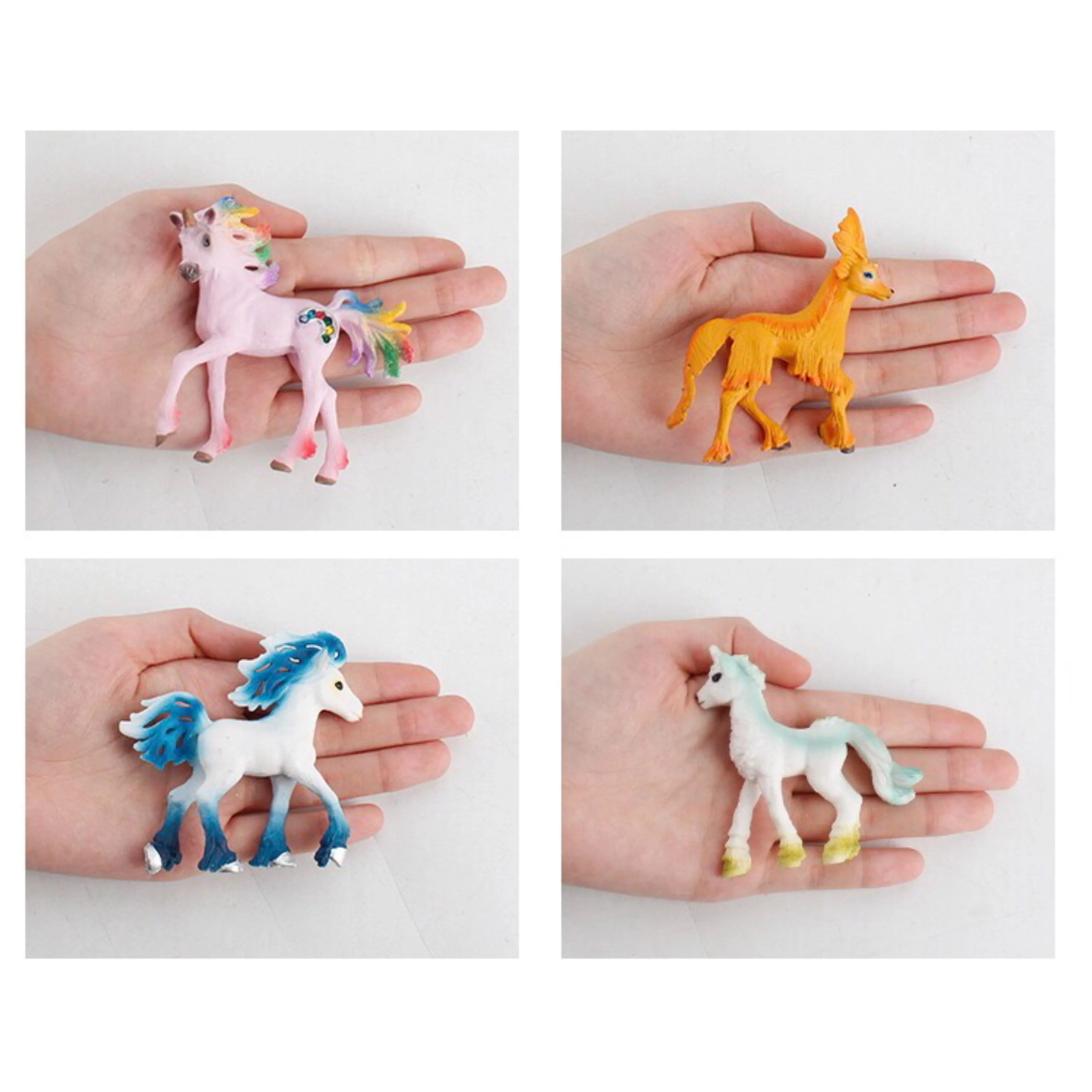 

Simulation Fairy Mythical Animal Elves Mini Small Fly Unicorn Horse Figure Model Toy Decoration