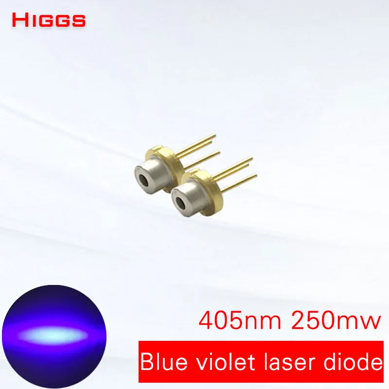 

Long life 405nm 250mw blue violet laser diode semiconductor device laser head module locator light source DIY lamp accessories