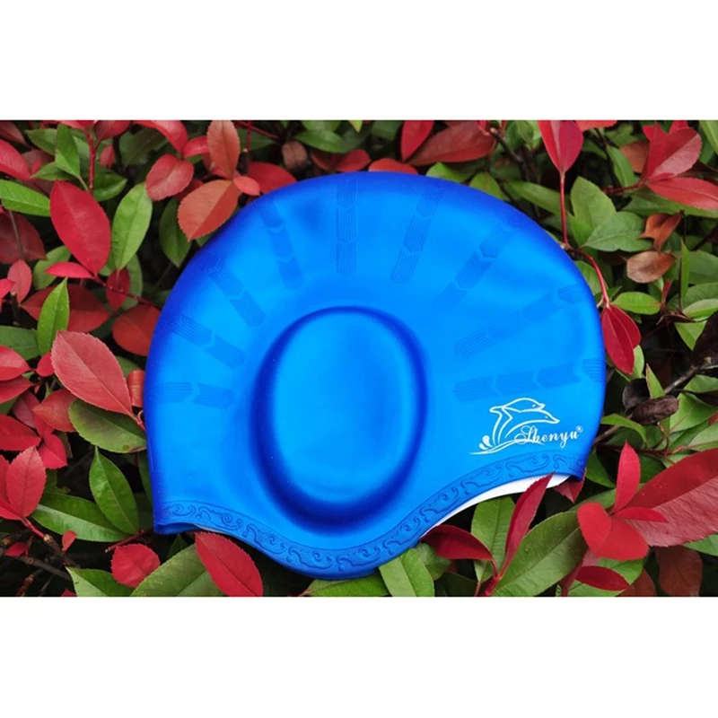 

Shenyu Silicone Ear Protection Swimming Cap Waterproof/Swimming Swimming Cap (Short/Long Hair) Unisex Swimming Cap