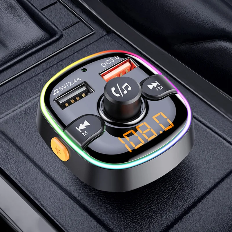 Автомобильный FM-передатчик Cden MP3 плеер приемник Bluetooth 5 0 автомобильное зарядное