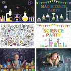 Фон для фотосъемки в студии с изображением сумасшедшего ученого