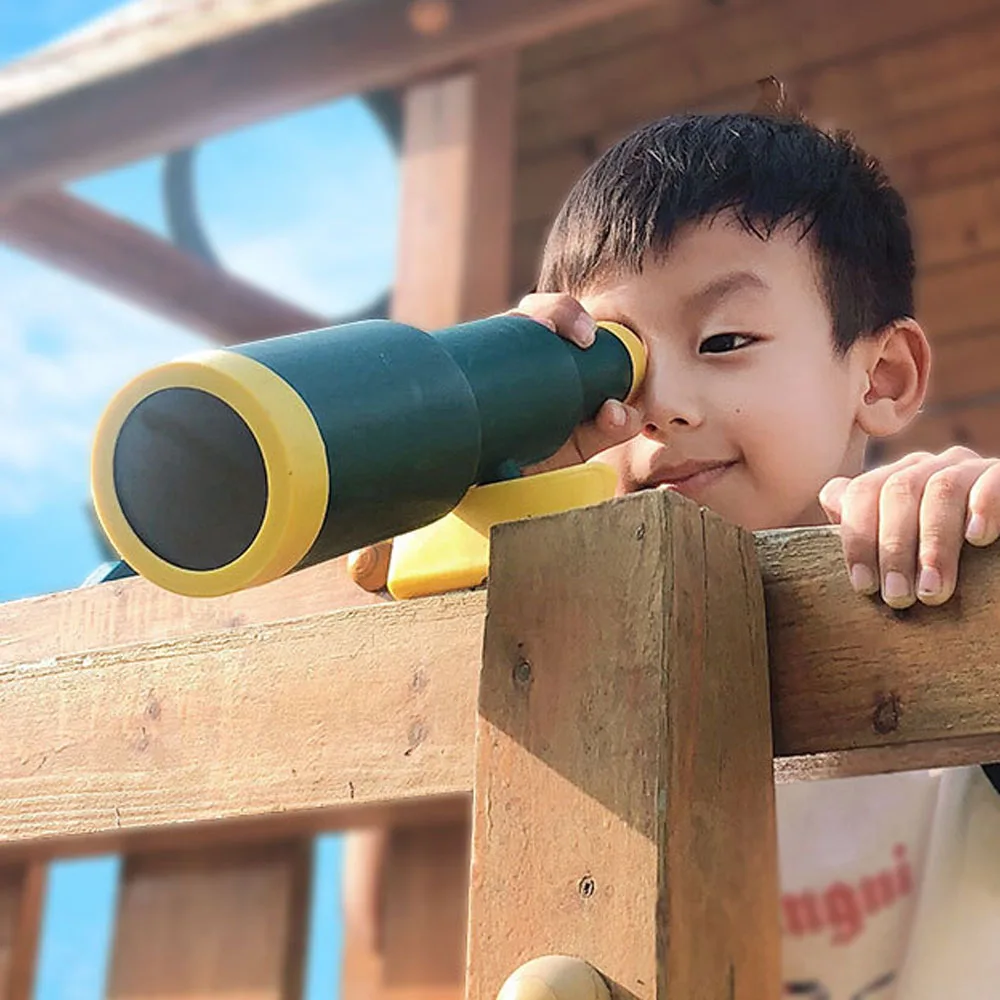 

Portable Monocular Telescope 360 Degree Rotation Game Prop Telescope Children Kids Outdoor Hiking Accessories