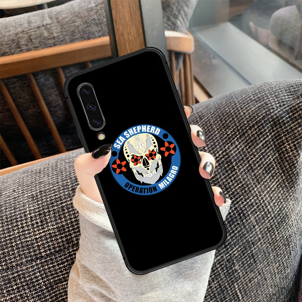 

Sea Shepherd Phone Case Cover For Samsung Galaxy A10 A11 A20 E A21 A30 A40 A50 A51 A70 A71 A81 S black Cell Silicone Cover