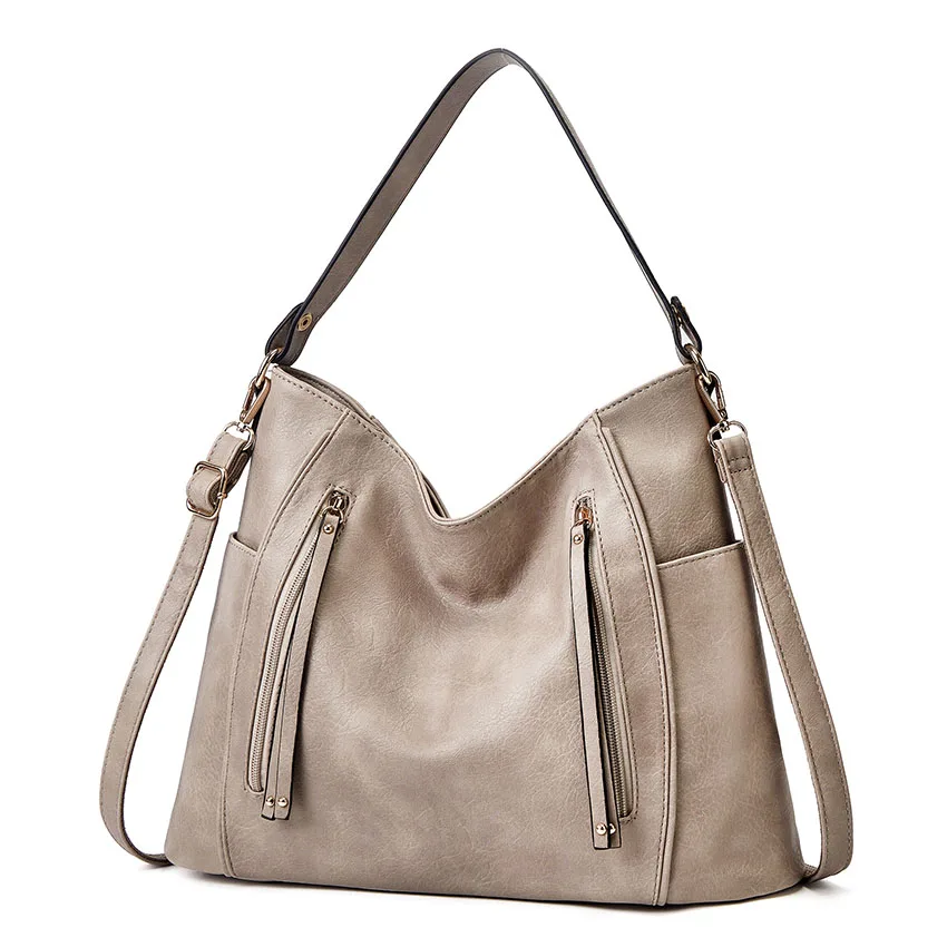 

Fashion Leather Shoulder bag for Women Handbag Large Capacity Soft PU Leather Women's Messenger Crossbody bags Casual Tote 2021