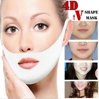 4d v face health beauty lifting firming anti wrinkle chin sticking hanging ears face gel mask