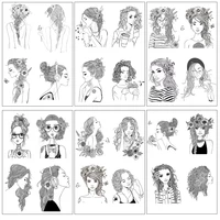 daboxibo girl clear stamps mold for diy scrapbooking cards making decorate crafts 2021 new arrival