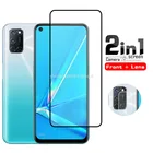 Закаленное стекло для Oppo A92, Защита экрана для Oppo A72 A52, Защитное стекло для объектива камеры на A 52 72 92, защитная пленка OppoA92