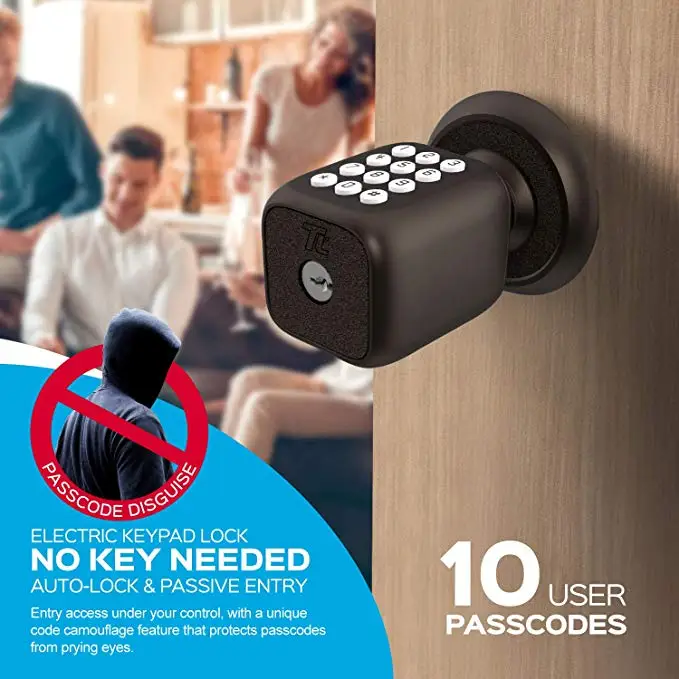 Электронный умный дверной замок Bluetooth цифровой приложений код на клавишной