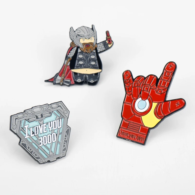 Мстители эндшпиль супергерой Капитан Америка Marvel танос Бесконечность гаунтл булавка броши значок косплей ювелирные изделия подарок для женщин мужчин