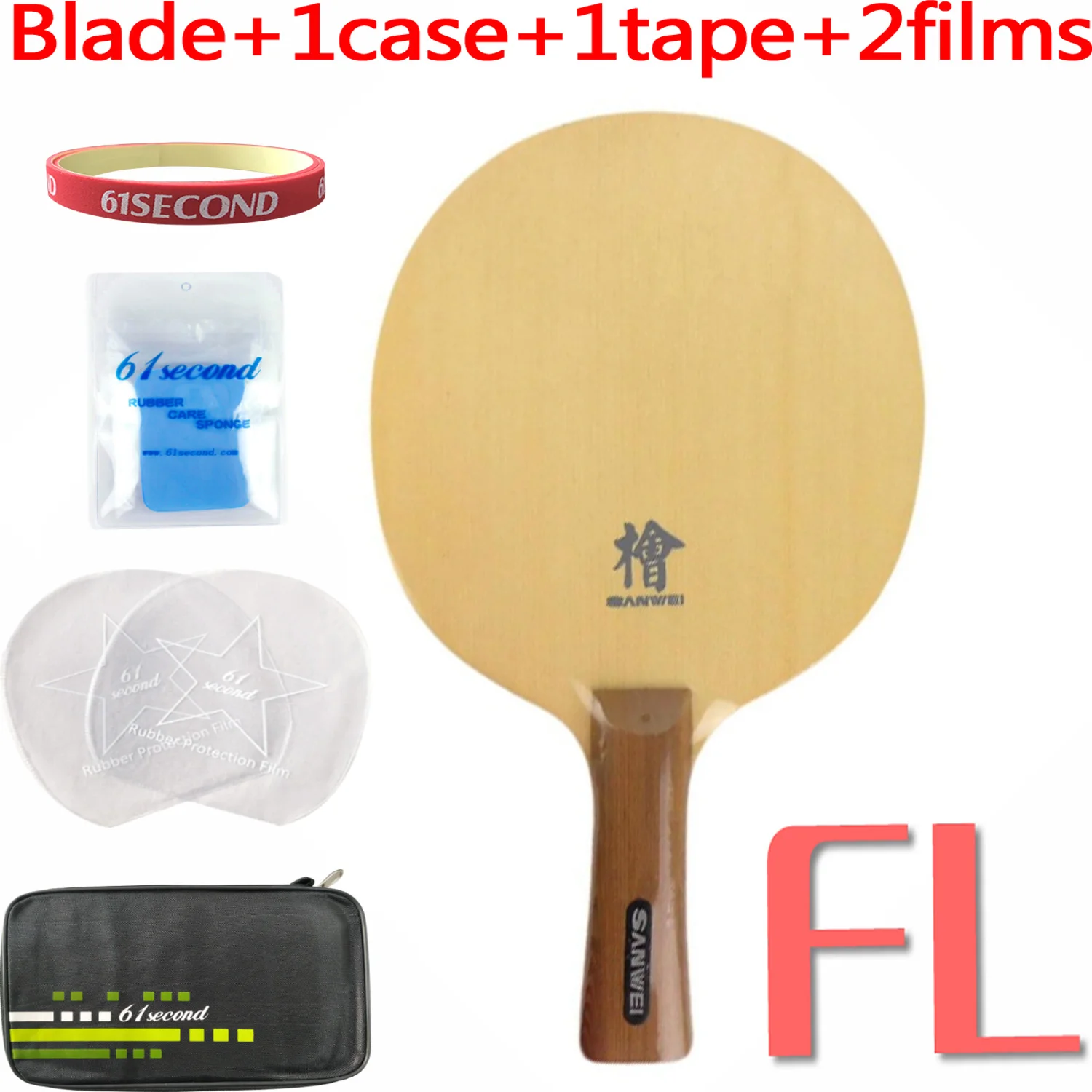 FL with F 1 case Sanwei H10 HINOKI лезвие для настольного тенниса пинг-понга - Цвет: FL with F 1 case