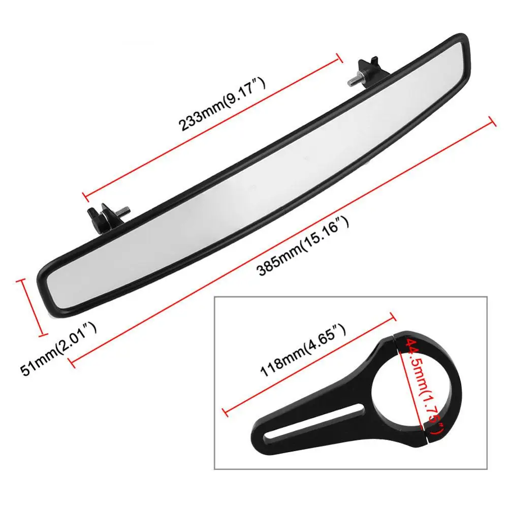 15 &quotширокое зеркало заднего вида выпуклые зеркала с 1 75&quot зажим широкоугольный