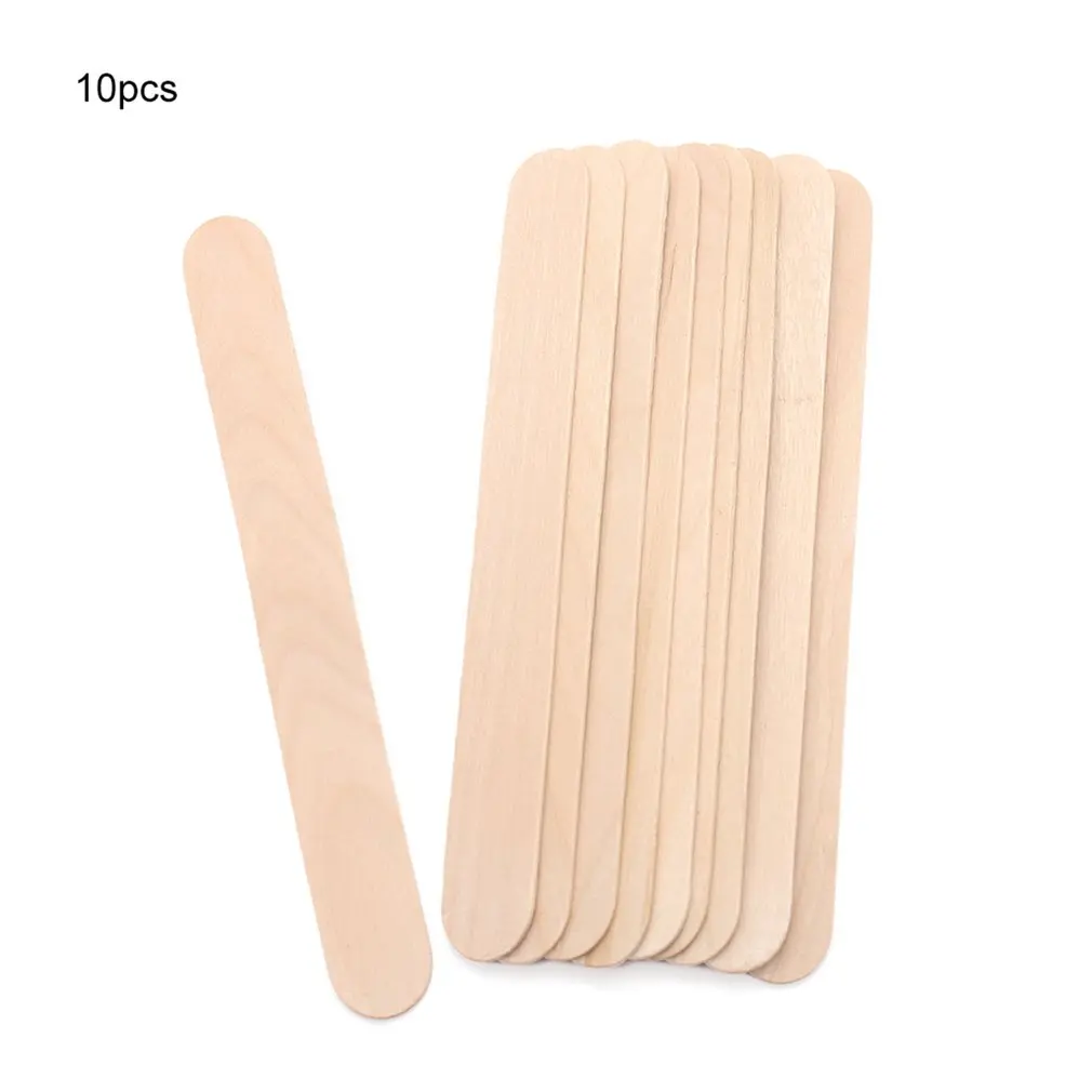 

100Pcs/50Pcs/10pcs Wooden Waxing Wax Quality Spatula Tongue Disposable Sticks Hair Removal Cream Stick For Waxing Body Hair Care