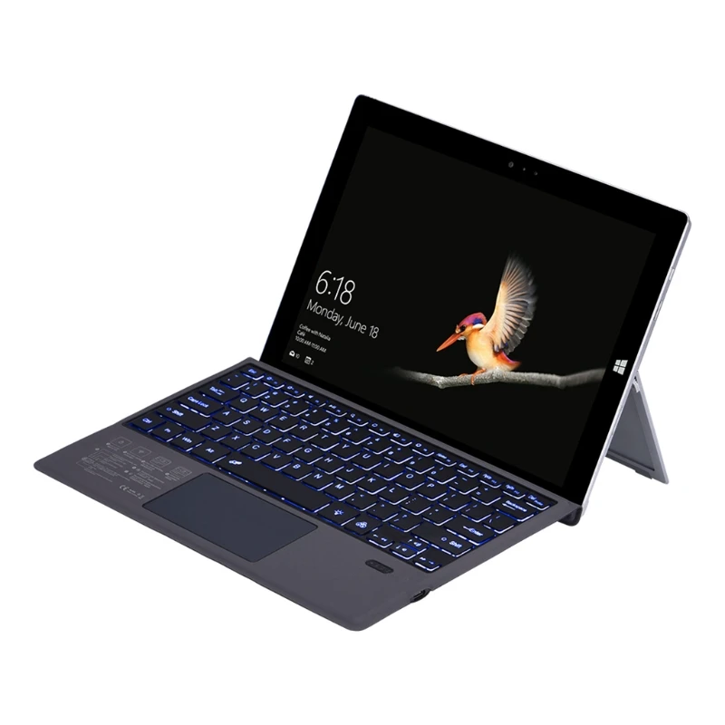 

Ultra-thin Bluetooth 3.0 Wireless Keyboard for Microsoft Surface Pro 3/4/5/6/7 Tablet PC Laptop Backlight Gaming Keyboard