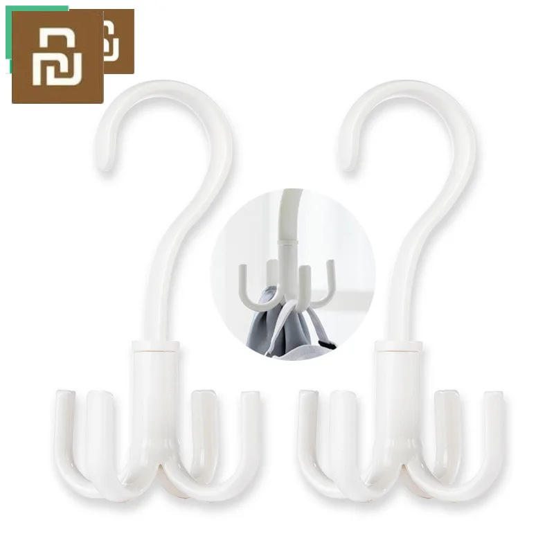

Оригинальные крючки Xiaomi Mijia 2 шт./компл., поворотный крючок на 360 градусов, крючки с четырьмя лапами, многофункциональные крючки-Вешалки для в...