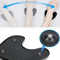 sliding rotating wrist rest mouse pad memory foam ergonomic mat gaming mousepad drop shipping