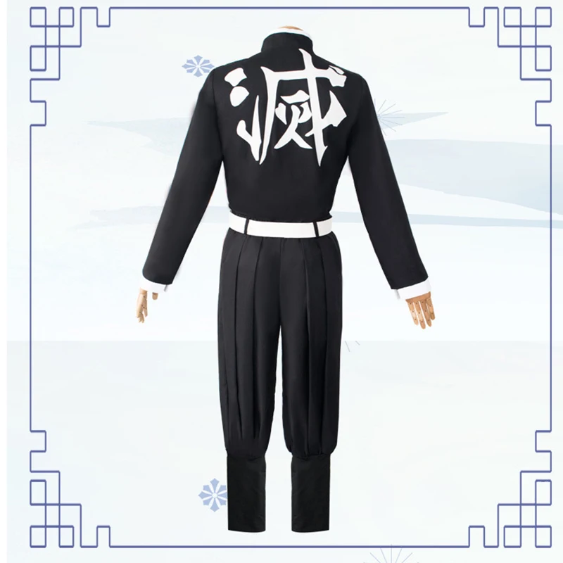 Anime Demon Slayer: Kimetsu no Yaiba Cosplay Costume Agatsuma Zenitsu Women Men Kimono Wigs Clogs Robe Cloak Geta Shoes | Тематическая