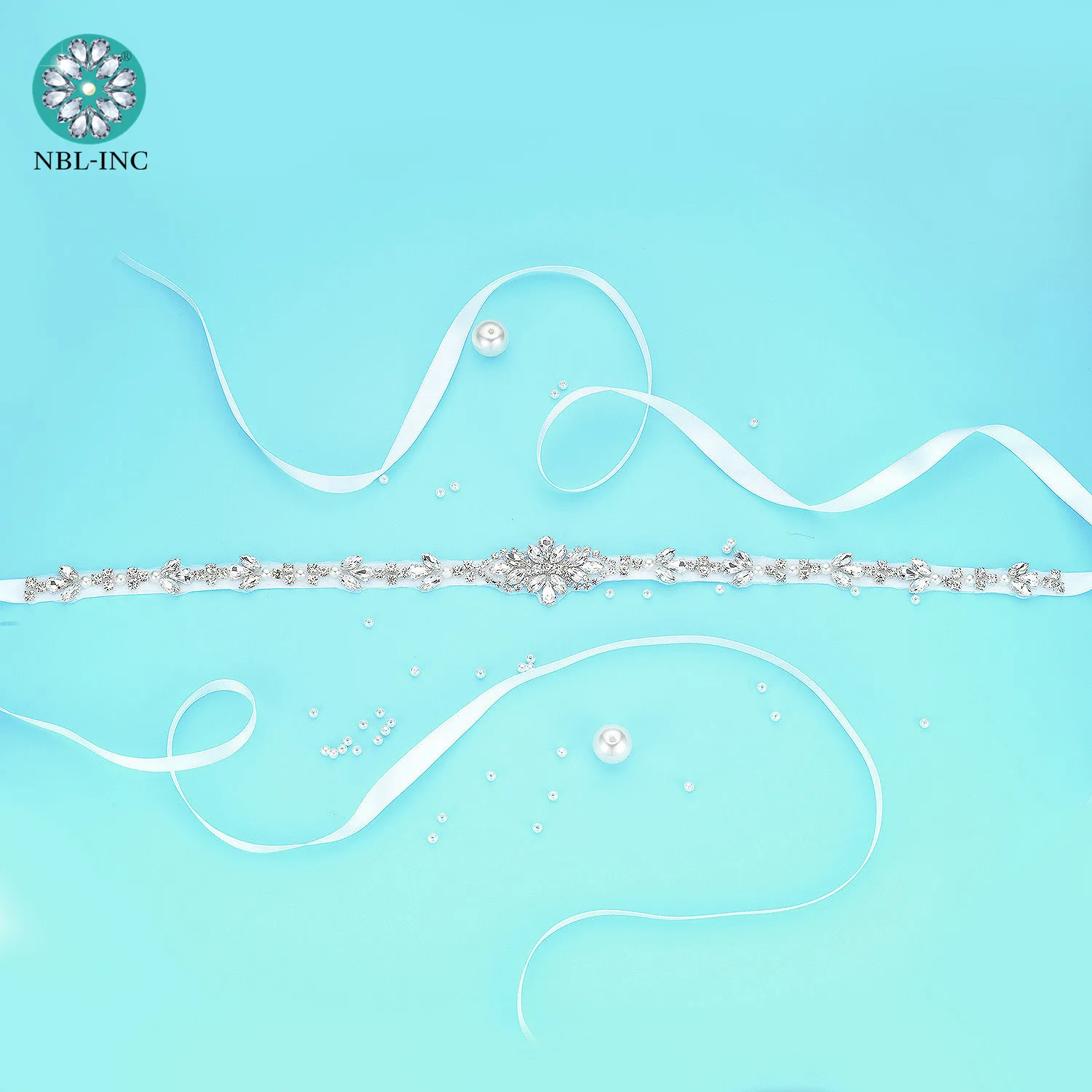 Пояс для свадебного платья с кристаллами 1 шт. стразы Свадебный аксессуар WDD1126 |