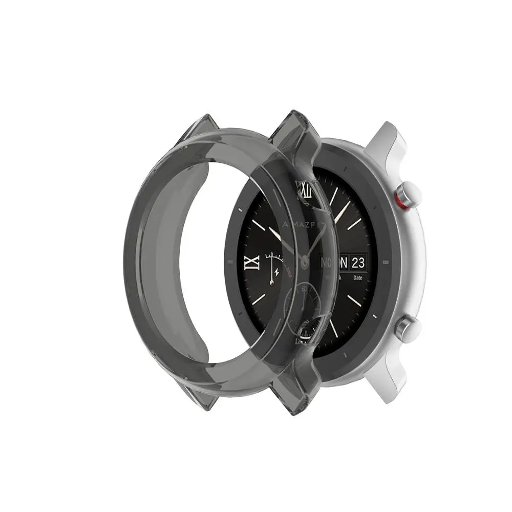Защитный чехол для Xiaomi Huami Amazfit GTR 42 47 мм защитный из ТПУ съемный сменный аксессуар