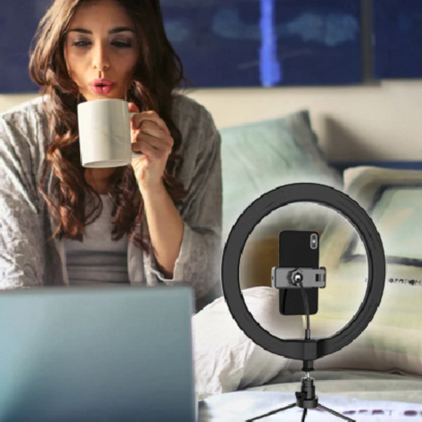 Диммируемый кольцевой светильник 10 дюймов/26 см фотографический ing Studio Video LED