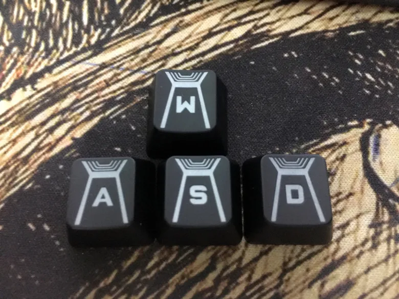 Оригинальная Заводская Прозрачная крышка ключа для Logitech G810 WSAD направление