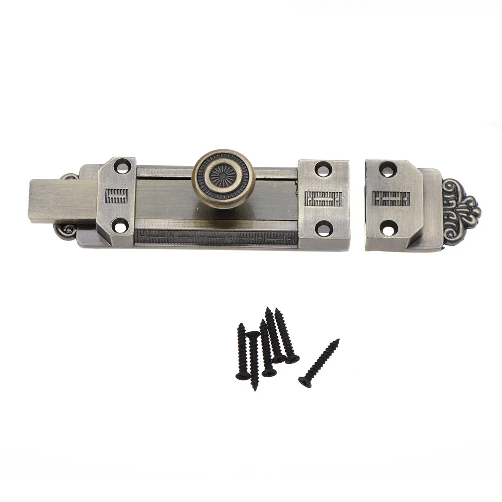 Новая Винтажная дверная защелка из цинкового сплава Скользящий замок