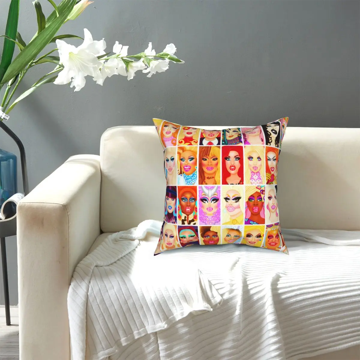 Чехол Drag Queen королевская подушка чехол s диванная руполь рейд гонка RPDR для подушки