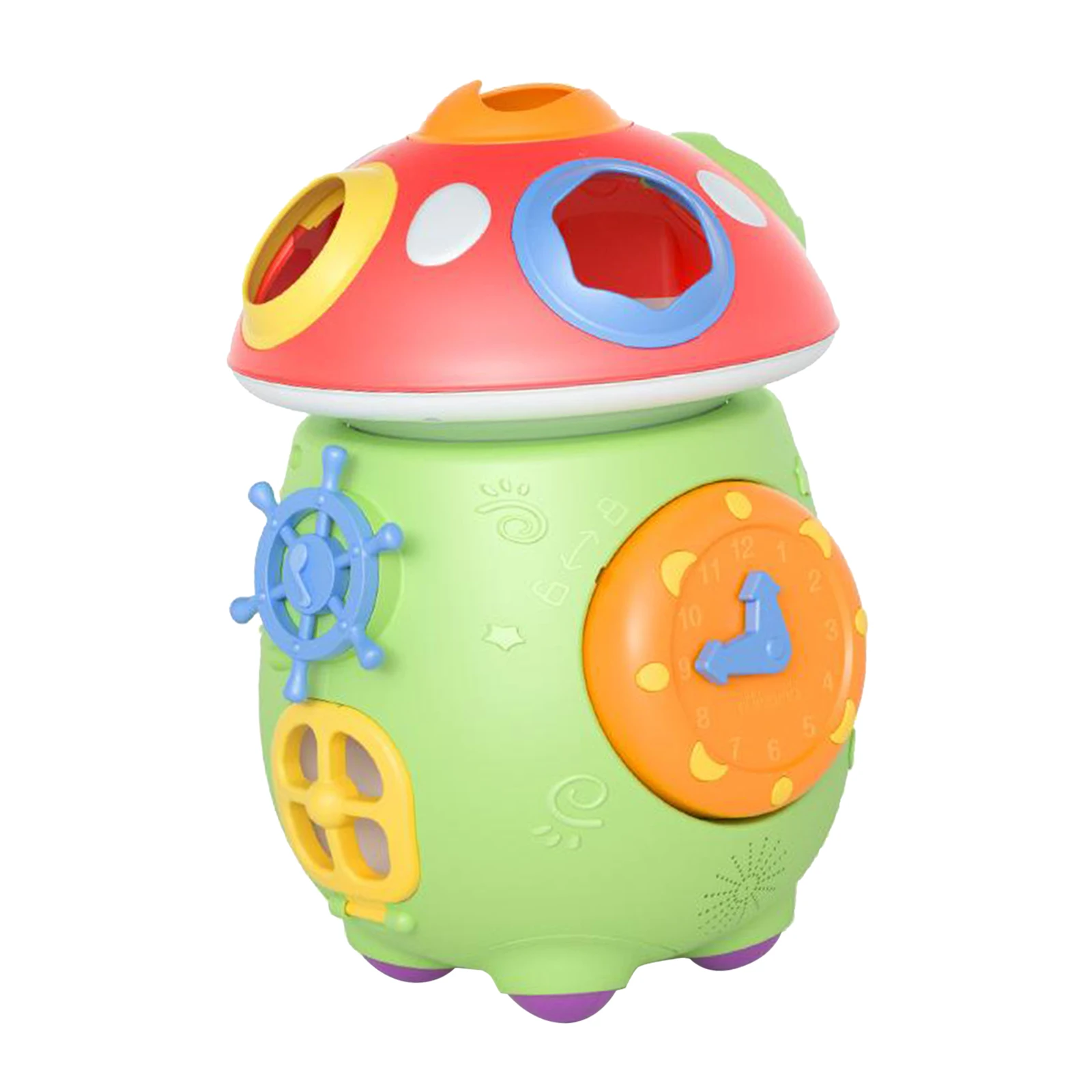 

Infants Electronic Musical Toy Fun Mushroom Activity Cube Sensory Toys Gifts