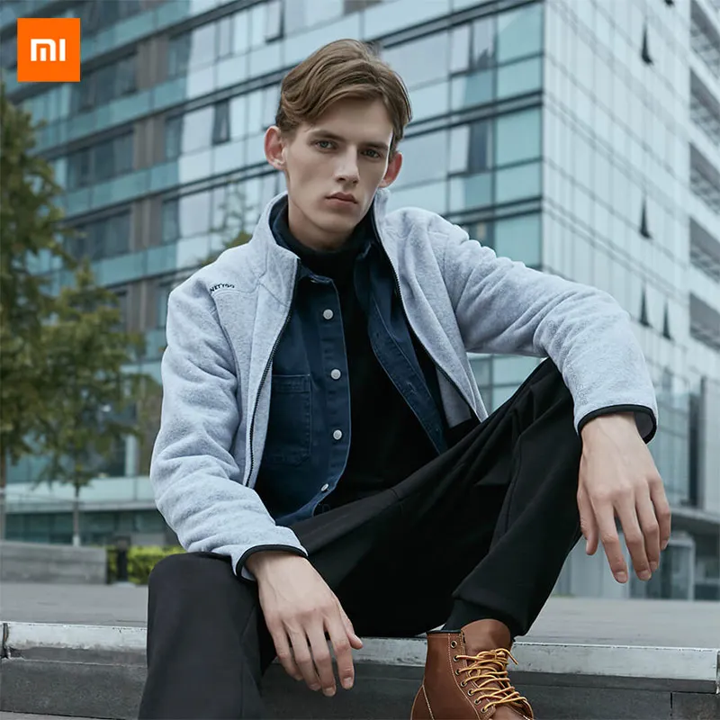 Мужская водоотталкивающая флисовая куртка Xiaomi Mijia 90FEN легкая теплая сухая не