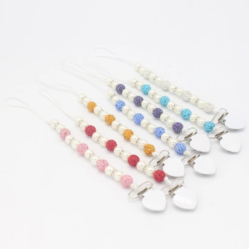 Детский зажим для соски мальчиков и девочек Кристальный пластиковый держатель с