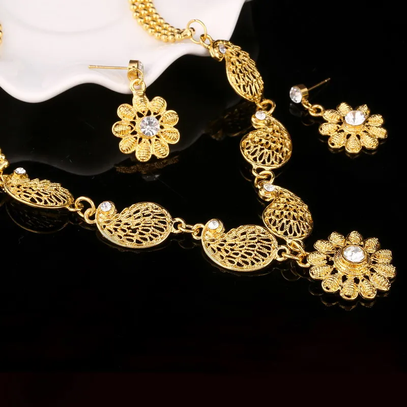 Новый бренд большое колье Трендовое ожерелье круглой формы серьги набор