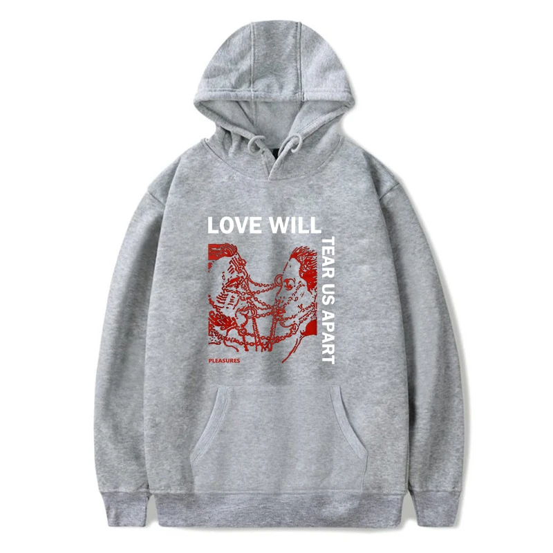 Мужская толстовка с надписью Lil Peep Love Will уличная одежда большого размера в стиле