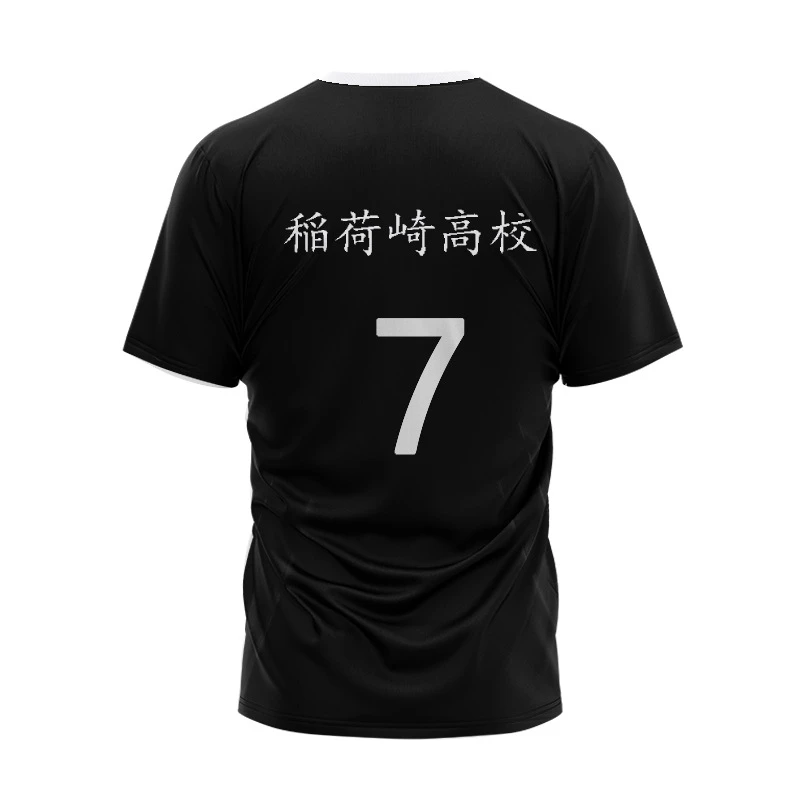 

3D Printing Japanese Comics Volleyball Juvenile Digital Sportswear Men Women Harajuku Casual Short-Sleeved Children's T-Shirt