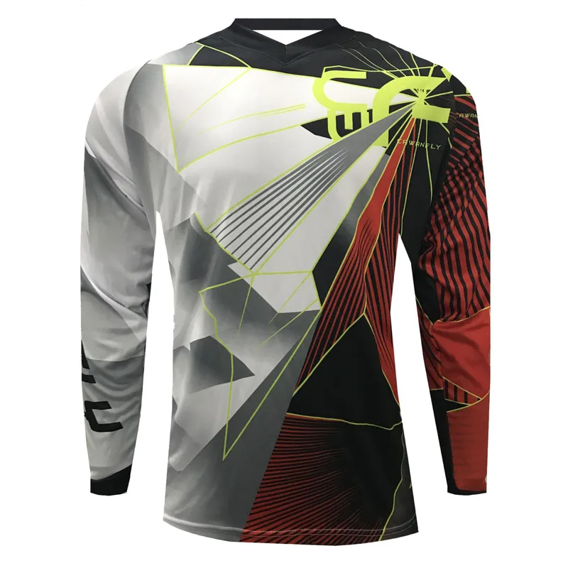 Длинная футболка для мотокросса горнолыжный Топ езды на велосипеде одежда