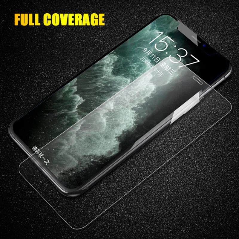 3 штуки, закаленное стекло для iPhone 11 Pro XS Max X XR, Защитное стекло для экрана iPhone 7 8 6 6s Plus 5 5S, защитное стекло
