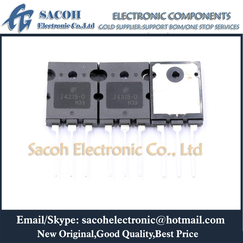 5Pairs FJL4315OTU or J4315-O + FJL4215OTU or J4215-O TO-3PL NPN + PNP Audio Power Amplifier