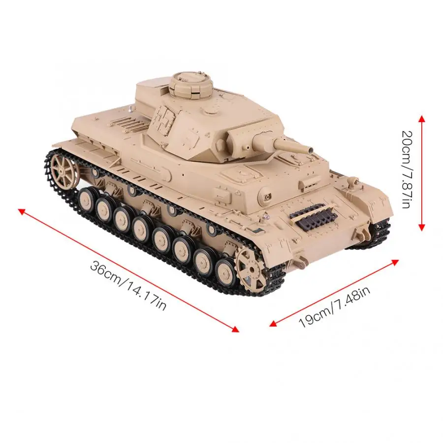 Heng Long 3858-1 2,4 GHz 1/16 Масштаб rc Танк моделирование дистанционного управления Танк модель PANZER-IV rc Танк с вращением на 320 градусов