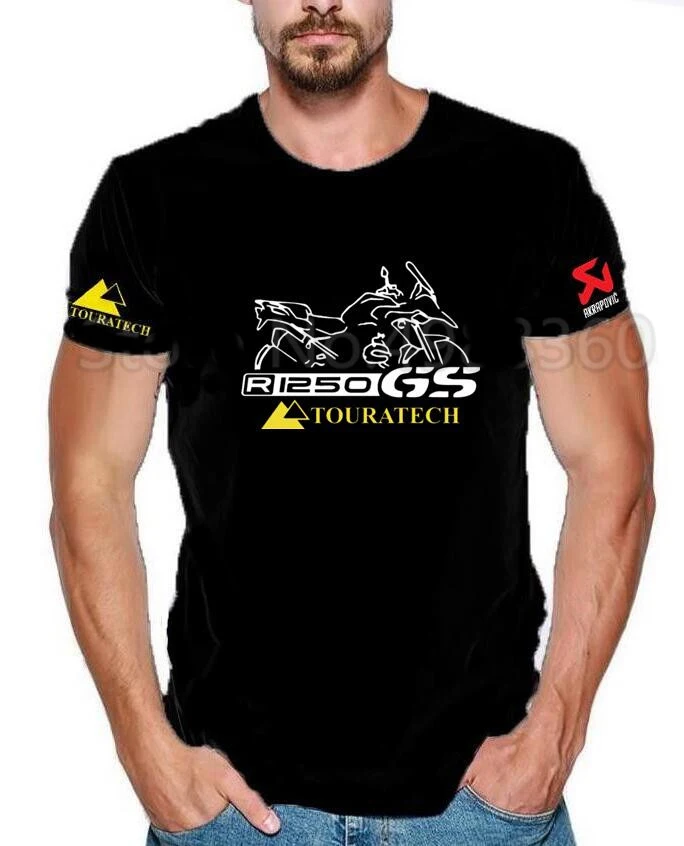 New Pure Cotton Short Sleeves Hip Hop Fashion 2019 R1200Gs Motorcycle Motorrad R1250gs R 1250 Gs 1250gs T-shirt K |
