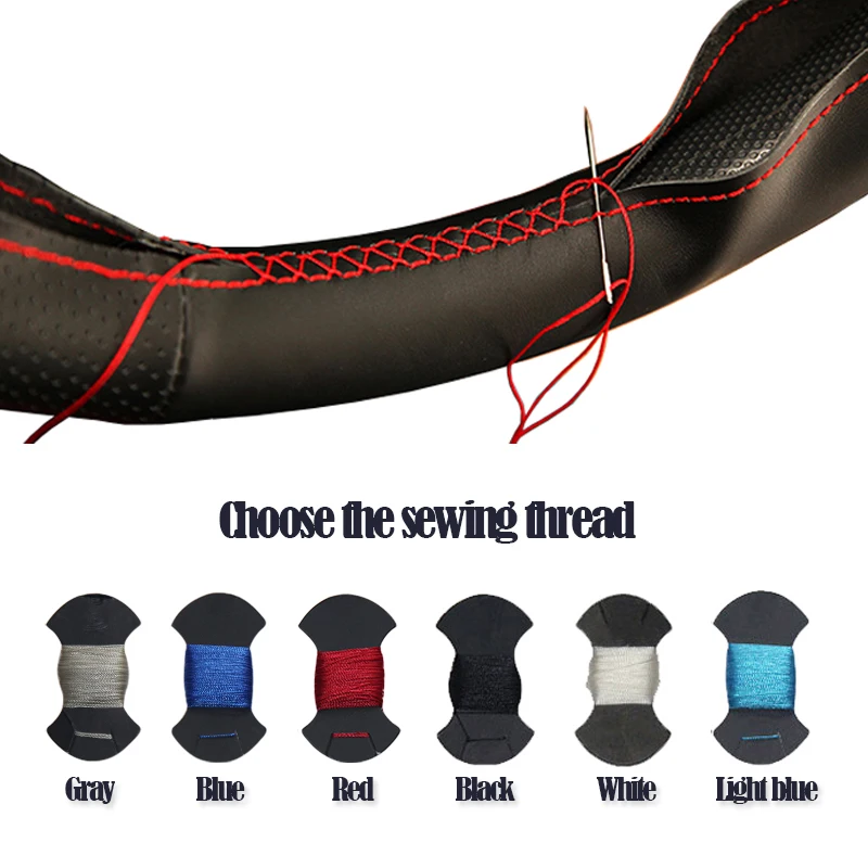 WCaRFun ручной работы черный чехол на руль из искусственной кожи для Chevrolet Cruze 2009-2014