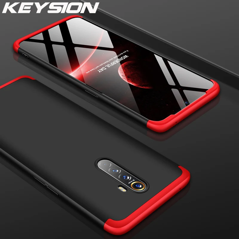 Чехол-накладка KEYSION для Realme X2/X2 Pro/5/3 Pro матовый с полным покрытием 360 градусов |