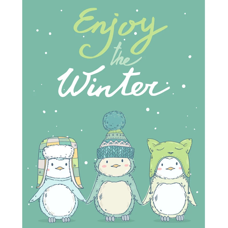 

Christmas Christmas Penguin Stamp/Seal for DIY Scrapbooking/Photo Album Decorative Card Making Clear Stamps / Seamless Stamp