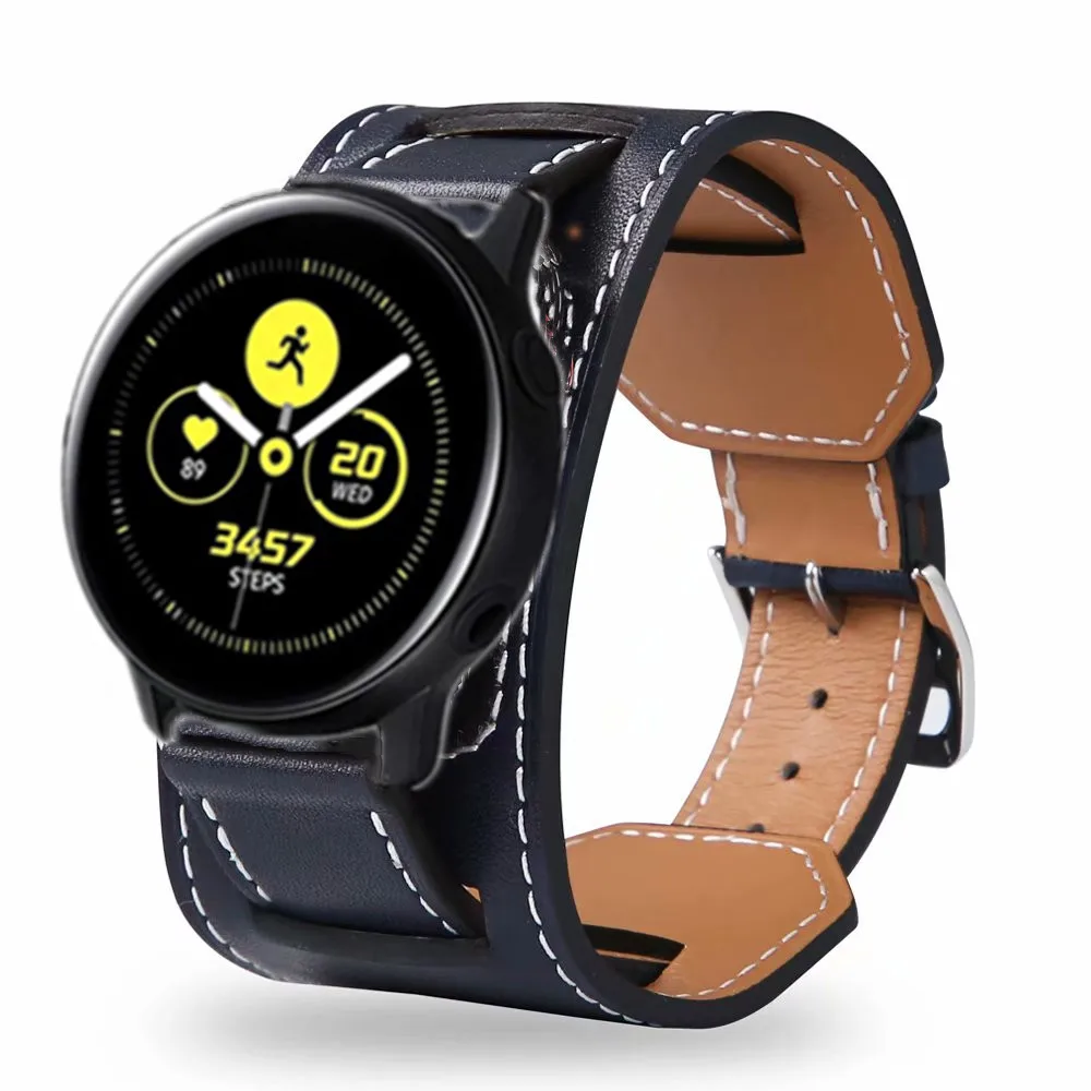 Браслет Huami Amazfit Bip для Samsung Gear Sport S2 S3 Galaxy Watch 42/46 мм ремешок из натуральной кожи Huawei