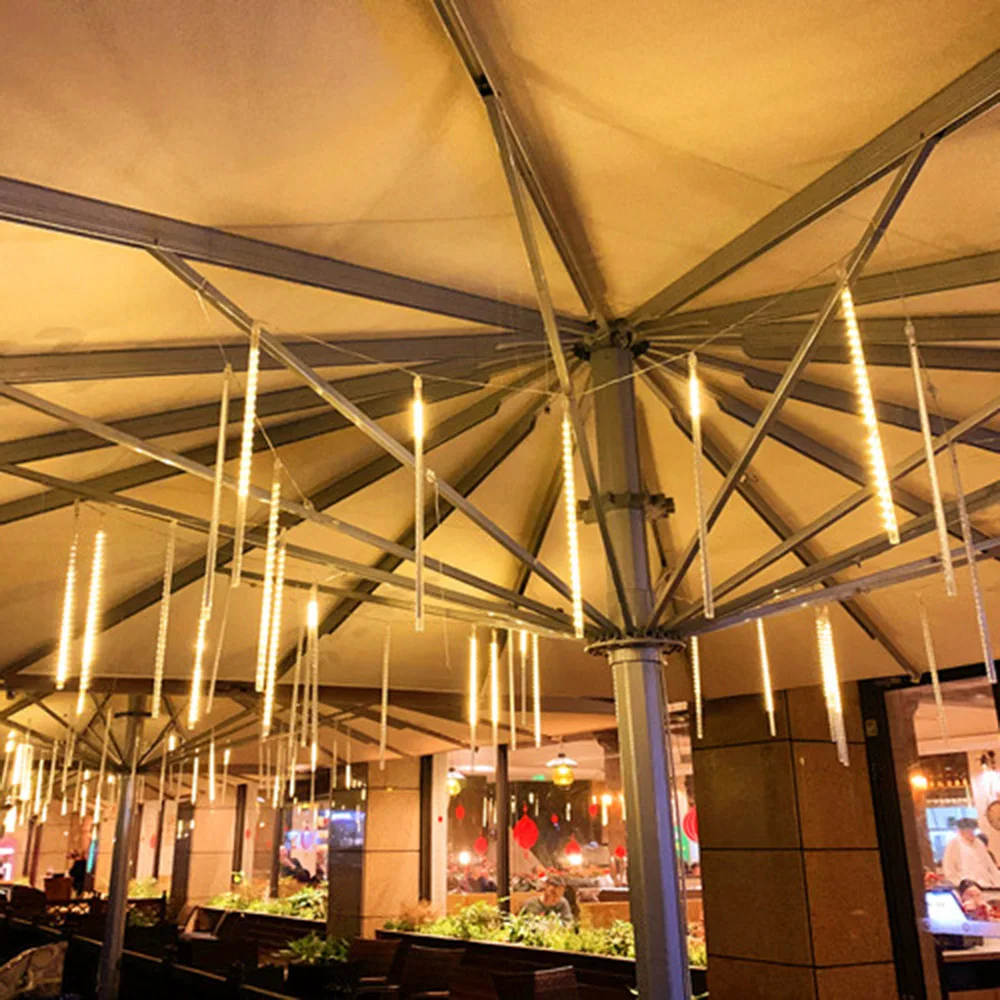 Водонепроницаемый открытый светильник ing 30 50 см метеоритный дождь трубы