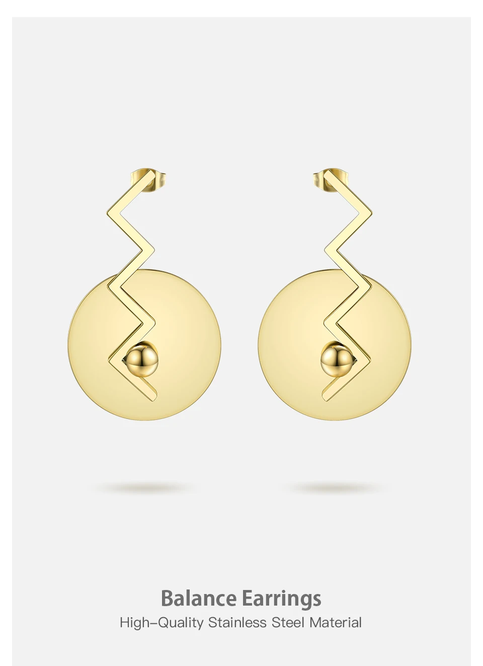 Enfashion круглые серьги для женщин, большие круглые серьги, классические модные ювелирные изделия EB181092