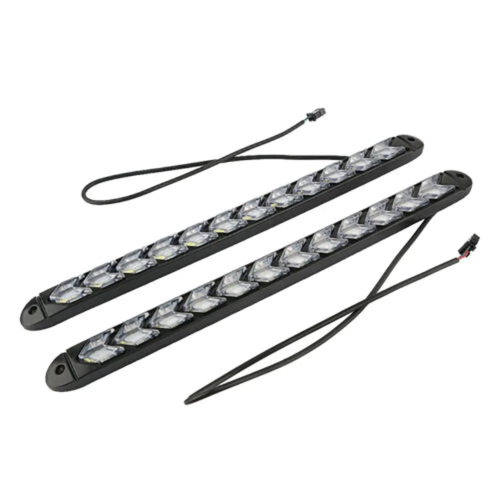 

Parts 12LED Strip Lights White 10W Accessories Daytime Running Light Flexible Lamp