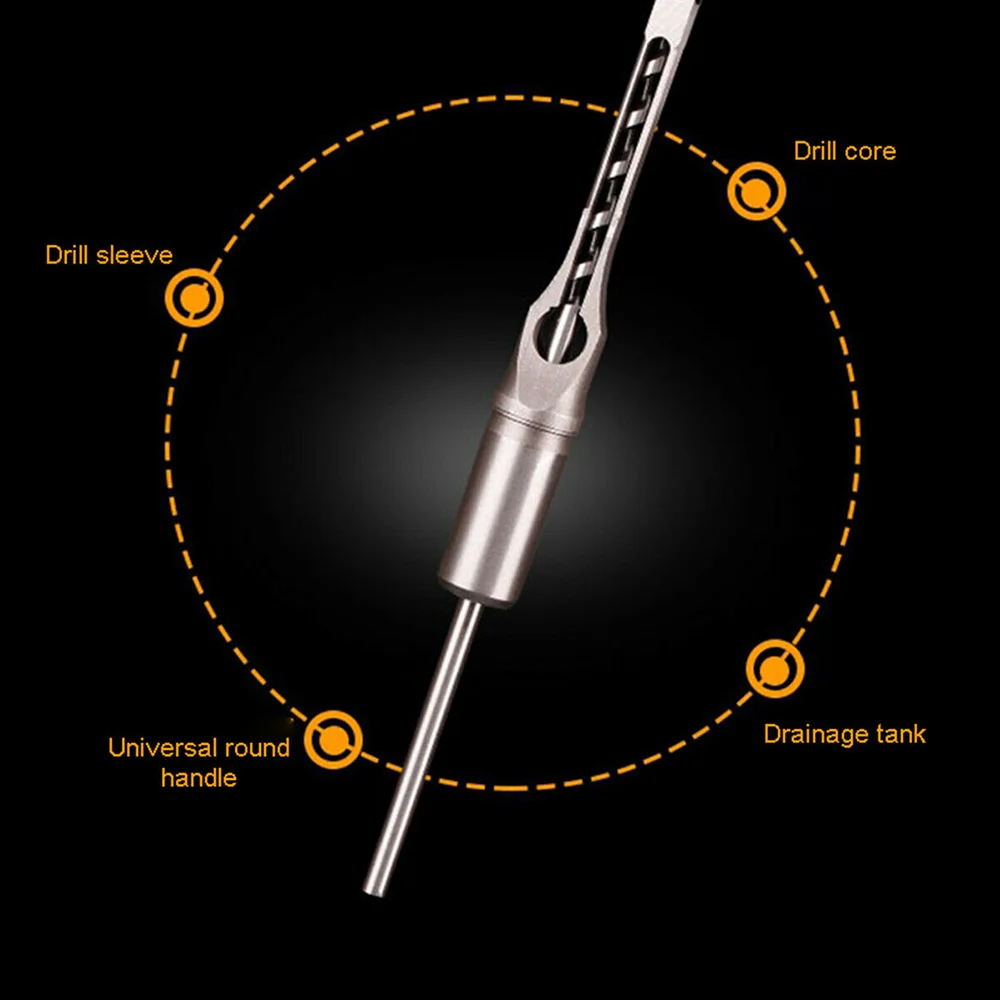 

Woodworking Square Hole Drill Bits Set Wood Saw Mortising Chisel Cutter Tools
