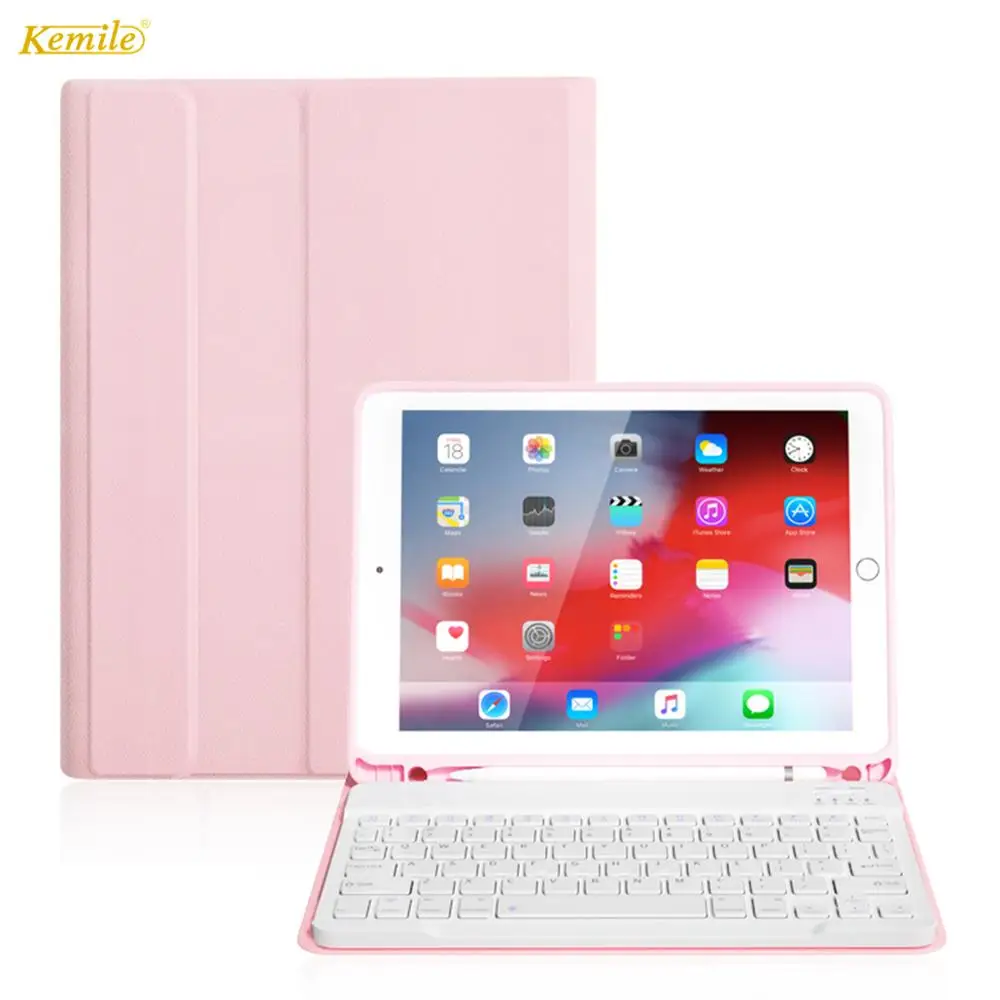 Чехол для клавиатуры iPad 7 10 2 чехол с держателем карандашей Apple поколения A2197 A2200 A2198
