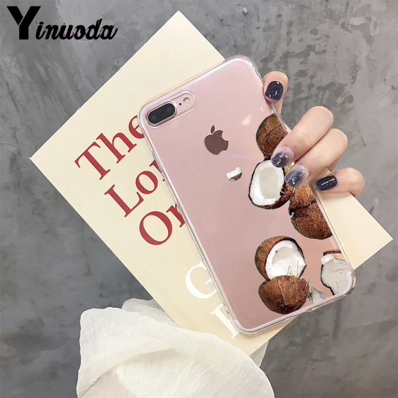 9 Yinuoda кокосовый лимон фрукты Забавный чехол для телефона Apple iPhone 8 7 6 6S Plus X XS max 5 5S SE XR чехол - Цвет: 9